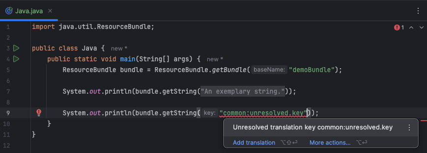 Editor Assistance Unresolved Key